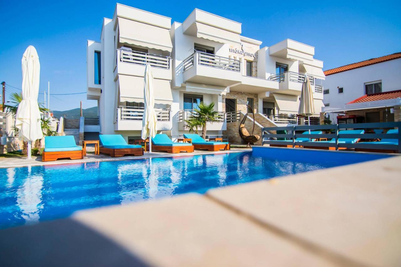 Апартаменты Ippokampos Holidays Неа-Врасна Экстерьер фото